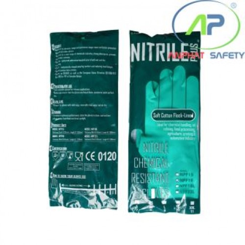 Găng tay chống hóa chất NITRILE NPF18 size S(7)